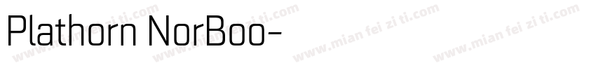 Plathorn NorBoo字体转换